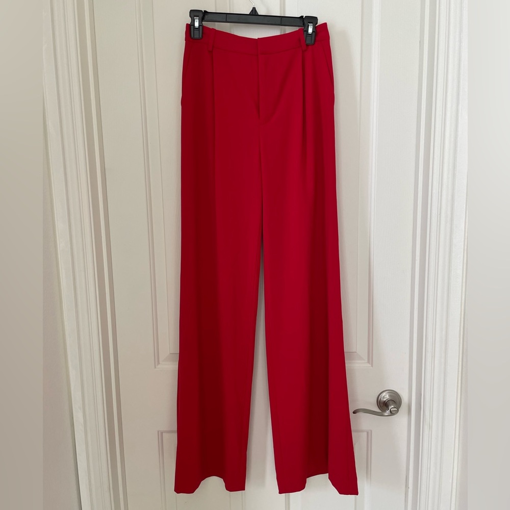 Alice + Olivia High Waisted Wide Leg Pants